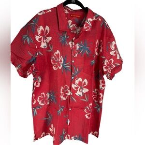 Tori Richard Cotton Hawaiian hibiscus shirt NWOT 2XL